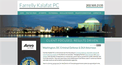Desktop Screenshot of criminaldefenseattorneydc.com